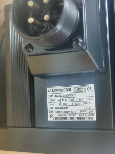1pcs NEW SGMGH-20DCA61 Servo Motor YASKAWA Free delivery - Picture 3 of 6