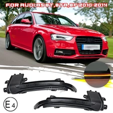 For Audi A3 A4 S4 A5 S5 RS5 A6 A8 Dynamic LED Side Mirror Lamp Turn Signal Light