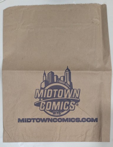 Bolsa de papel Midtown Comics de Nueva York 12" x 15" - Imagen 2 de 4
