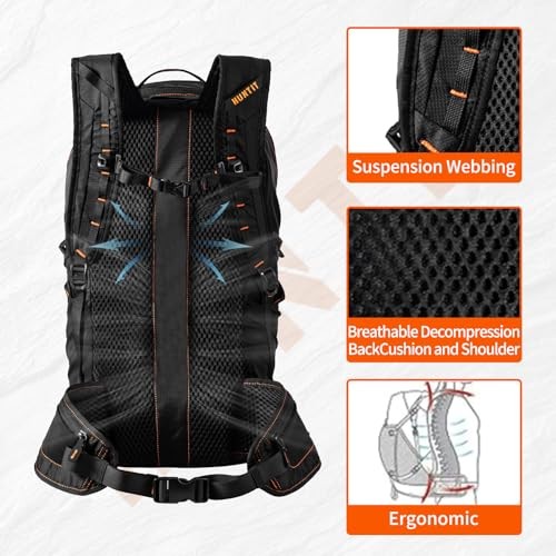 35L Hiking Backpack, Lightweight Packable Hiking Daypack, Camping, Travel - Picture 4 of 8