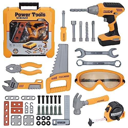 Kids Tool Set for Boys,Toddler Tool Set with Kids Tool Box & Electronic Toy - Picture 2 of 7