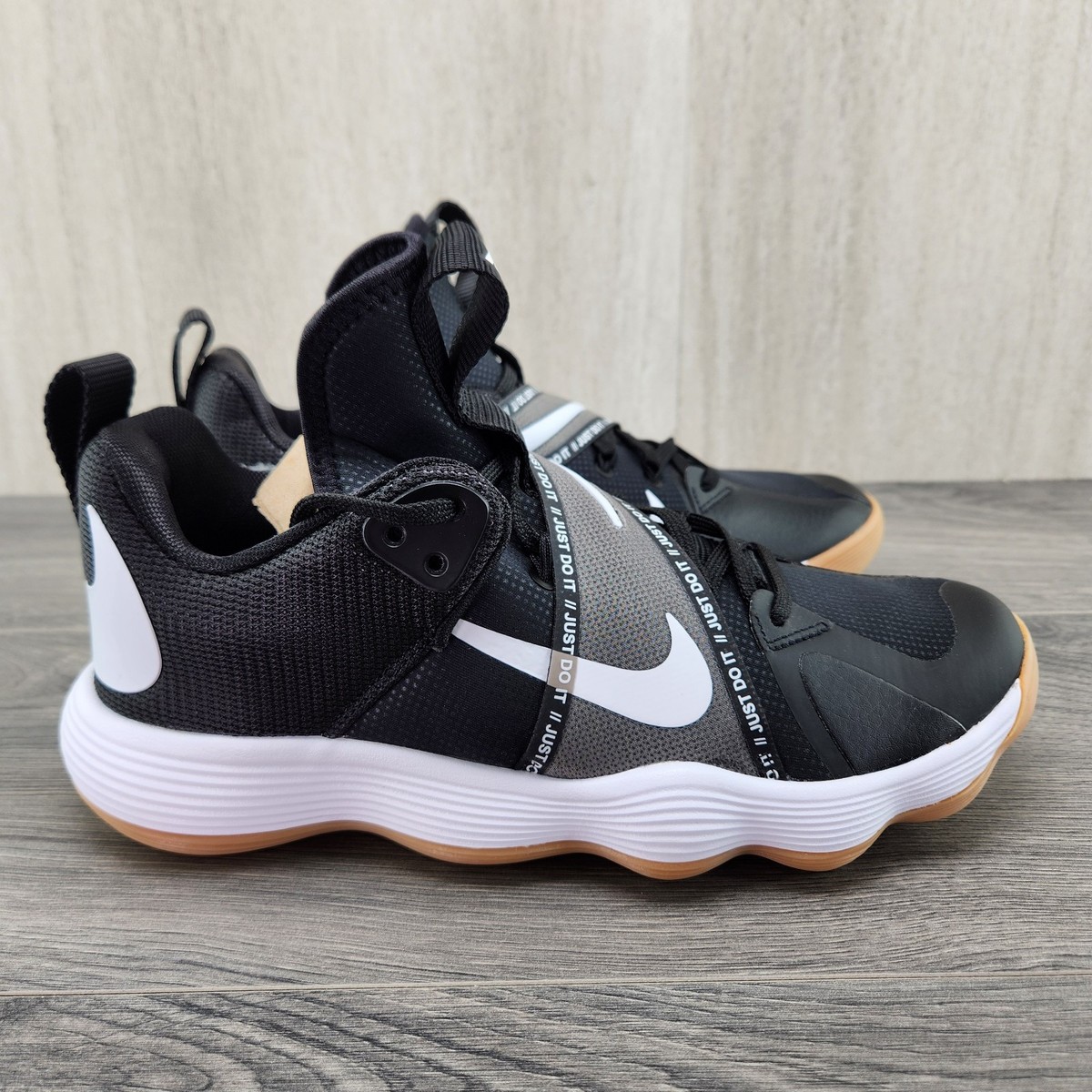 Nike React Hyperset シューズ 10 US/ 28cm Nike React Hyperset Sz 10 Mens Black White Gum Light Brown