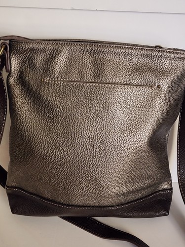 CHALA SWEET MESSENGER CROSSBODY TOTE Purse, Pewter/brown Faux Leather, Horse - Picture 5 of 6