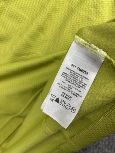 Columbia Titanium Pullover Mens XL Green Gray Omni-Wick Quarter Zip Lightweight - Picture 11 of 12