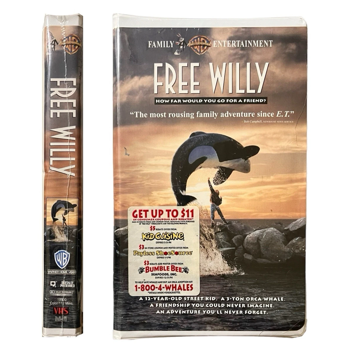 25+ Free Willy (1993 film) NTSC VHS Tapes for sale | Updated Oct 2026
