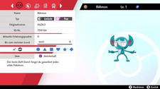 Shiny Bähmon Impidimp Pokemon Schwert Schild 6DV! + Meisterball