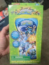 WHAM-O INFLATABLE SWIM RAFT SKYLANDERS DESIGN WISH FACTORY 2014 New Open Box 
