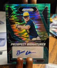 2024 Panini Prizm Prospect Signatures  Brock Wilken GreemPulsar Prizm /25