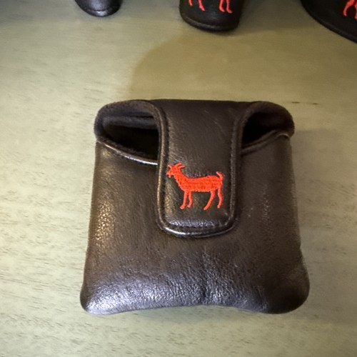 Michael Jordan 23 GOAT Black / Red Mallet Putter Cover + 4 Head Covers EUC Bulls - Picture 7 of 12