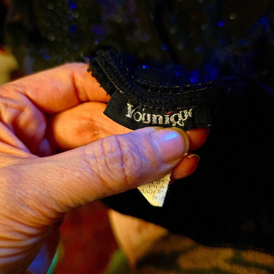 Falda midi floral de hadas oscuras Younique Y2K talla pequeña Foto 4 de 4