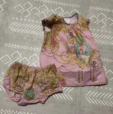 Milla By Camilla Mermaid Motel Girl Top And Bloomers Set 12-18 Months