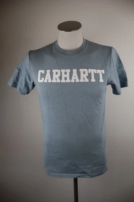 Carhartt T-Shirt Vintage Homme Coton Gris Manches Courtes XS Logo - Photo 1/4