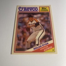 1988 Topps League Leaders Revco Nolan Ryan Card #8
