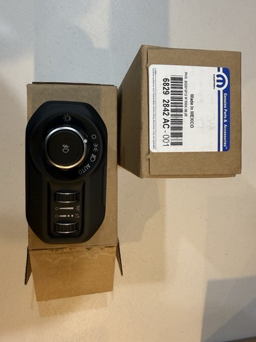 NEW Genuine Mopar 68292842AC Headlamp Switch Jeep Wrangler - Picture 1 of 2