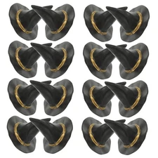 Wakauto 24pcs Miniature Dollhouse Witch Hats Mini Halloween Witch Hat Props D...