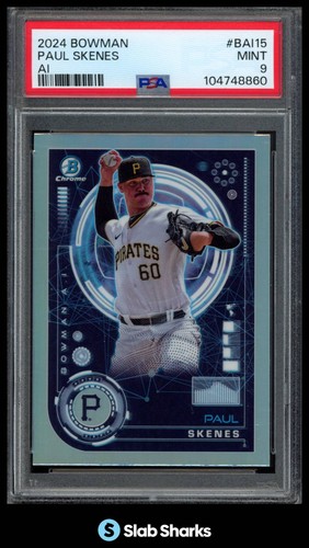 2024 BOWMAN #BAI-15 PAUL SKENES A.I. RC ROOKIE PSA 9
