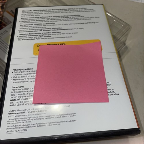 Microsoft Office 2003 Student and Teacher Edition (Retail) (3 User/s) - Full... - Picture 3 of 3