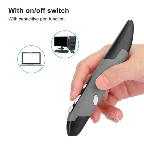 Mouse Pen Optical USB For Wireless Notebook Computers Desktop Smart TVs - Picture 14 of 27