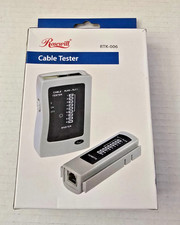 Rosewill RTK-006 Network Cable Tester for RJ45 RJ11 RJ12 CAT5 CAT5e CAT6 cables