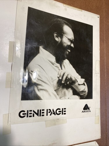 RARE Arista Test Pressing Gene Page Love Starts After Dark LP Promo Photo NM - Foto 2 di 7