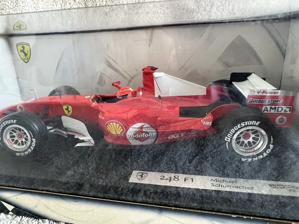 Hot Wheels 1:18 Ferrari 248 F1 Michael Schumacher 2006 J2980 – Sealed Box - Image 4 of 4
