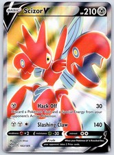 Scizor V (Full Art) 183/189 (NM) - SWSH03: Darkness Ablaze - Pokemon TCG