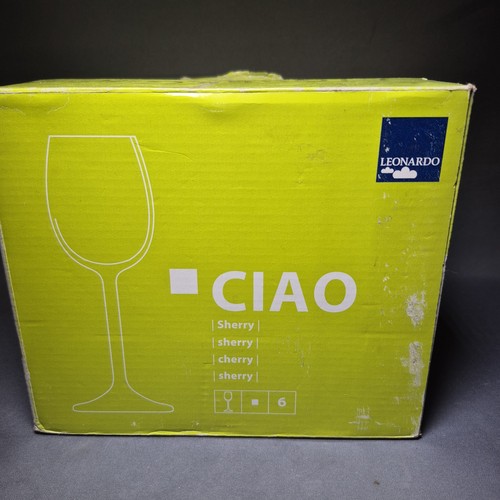 6x Leonardo Ciao Sherry Port Wine Glasses Set Extremely Shoc Germany Boxed - Picture 5 of 10