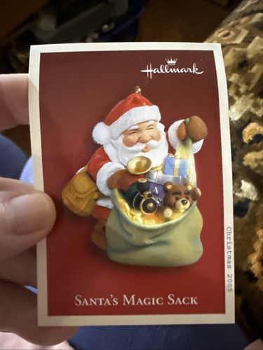 2005 SACCO MAGICO BABBO NATALE SEGNO DISTINTIVO RICORDO ORNAMENTO BABBO NATALE NUOVO OMAGGIO S/H - Foto 18 di 19