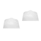  2 Stück transparente Kleidungs-Schulterbezüge, atmungsaktiv, Staubschutz,