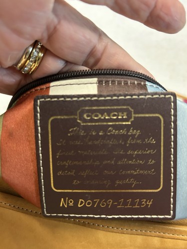Coach 65th Anniversary Saddle Crescent Bag. #H0769-11134 - Picture 9 of 10