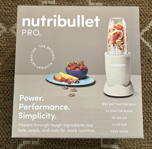 Batidora monodosis Nutribullet PRO 900W, lino mate, 32 oz, ¡nueva en caja! - Imagen 4 de 9