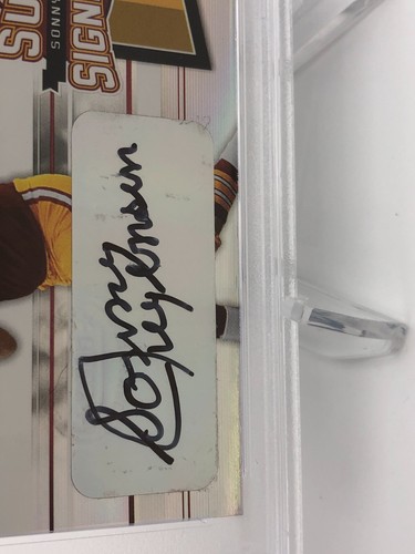 SONNY JURGENSEN AUTO Leaf R&S RARE/79 Signed NFL REDSKINS HOF graded slab PSA 7 - Picture 7 of 12