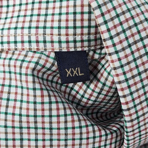 Camisa Gitman Bros Para Hombre 2XL Con Botones Manga Corta Multicolor A Cuadros Hecha en EE. UU. - Imagen 7 de 8