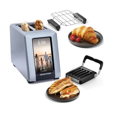 Revolution R180 Connect Plus Smart Toaster Bundle with Toastie Press & Warmin...
