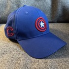 Rare Chicago Cubs Marvel Captain America Baseball Cap Hat Ballpark Giveaway 2024