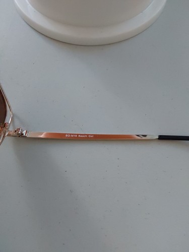 Beach Gal Damen Sonnenbrille - leichte Designer Metall Sport verspiegelte Gläser - Bild 7 von 8