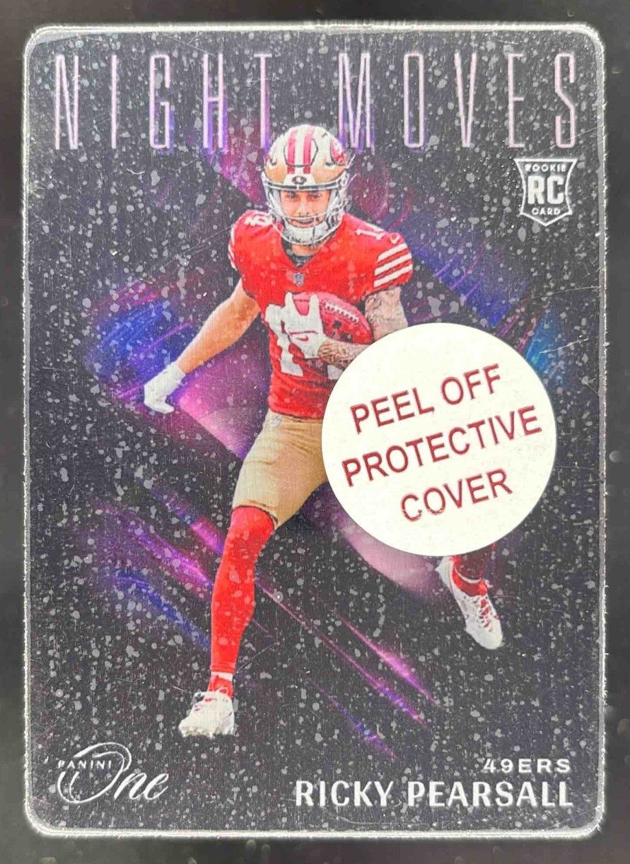 2024 Panini One Ricky Pearsall Night Moves #NM-RPL San Francisco 49ers
