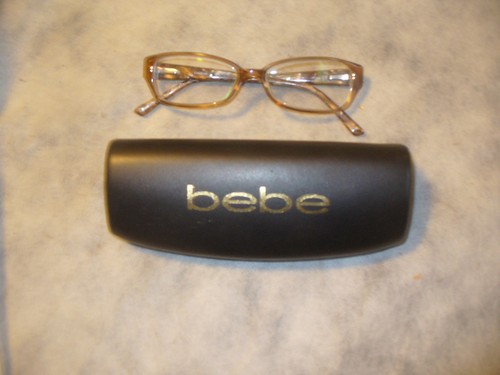Bebe Brille Glasses BB5048 Topas Kristall 135 08/16 mit Etui - Bild 1 von 5