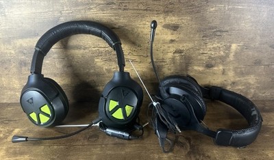 Turtle Beach / Atrix P-Series  Over Ear Gaming Headphones Bundle Parts Or Repair