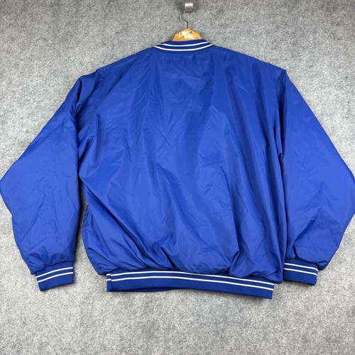 Maglione giacca a vento bici vintage con logo Brooklyn Dodgers B baseball blu - Foto 8 di 15
