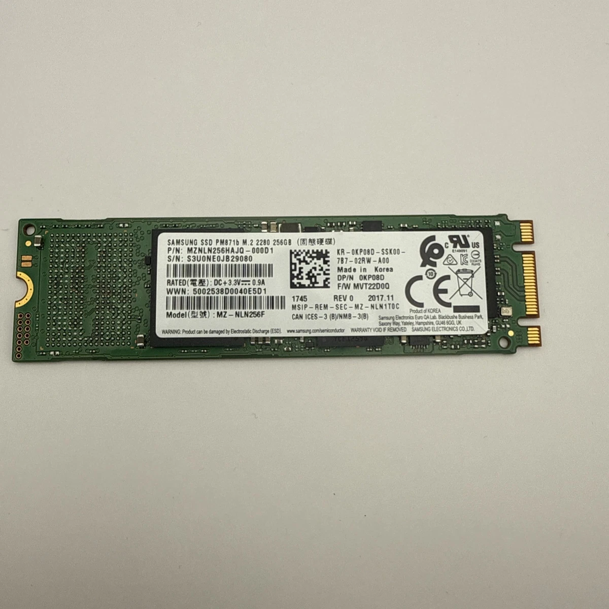 Samsung M.2 Interface 256 GB Solid State Drives for sale | eBay