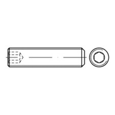 Reyher  Gewindestifte ISO 4026 A 2 M 8 x 50 A 1/A 2 040269100080050 (50 Stück)