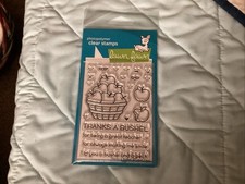 Lawn Fawn Thanks a Bushel Clear Photopolymer STAMPS LF3160. NIP. Cardmaking.