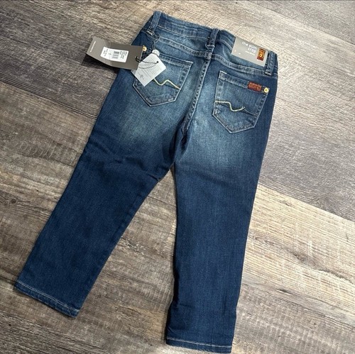 Girls size 5 cropped seven for all mankind jeans - Picture 1 of 7