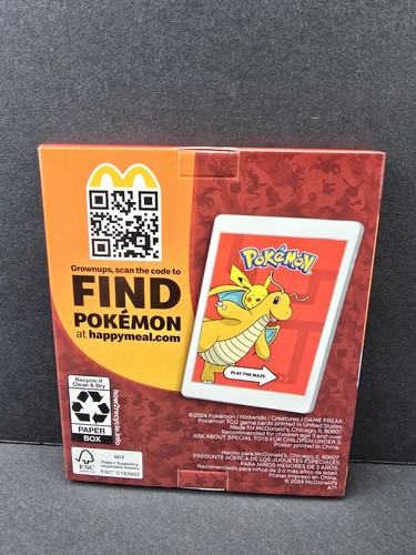 Juguete McDonald's Happy Meal 2025 Pokémon #5 Dragapult - sin abrir - Imagen 2 de 2