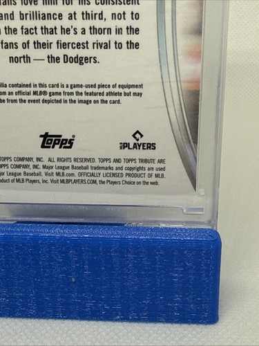 2025 Topps Tribute Manny Machado City Connect Tributaries Relic Card #2/99 - Picture 12 of 12