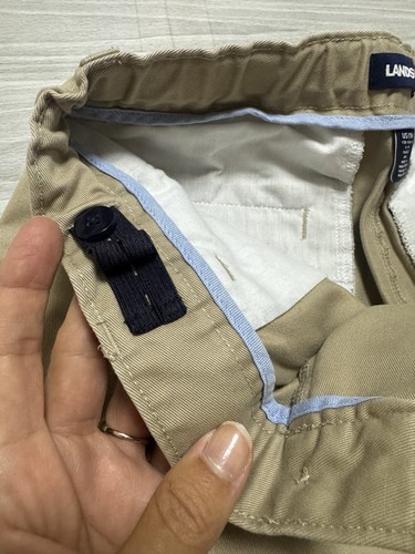 Lands End Shorts Boys Size 16 Khaki Beige Active School Uniform Bottoms Kids EUC - Picture 8 of 23