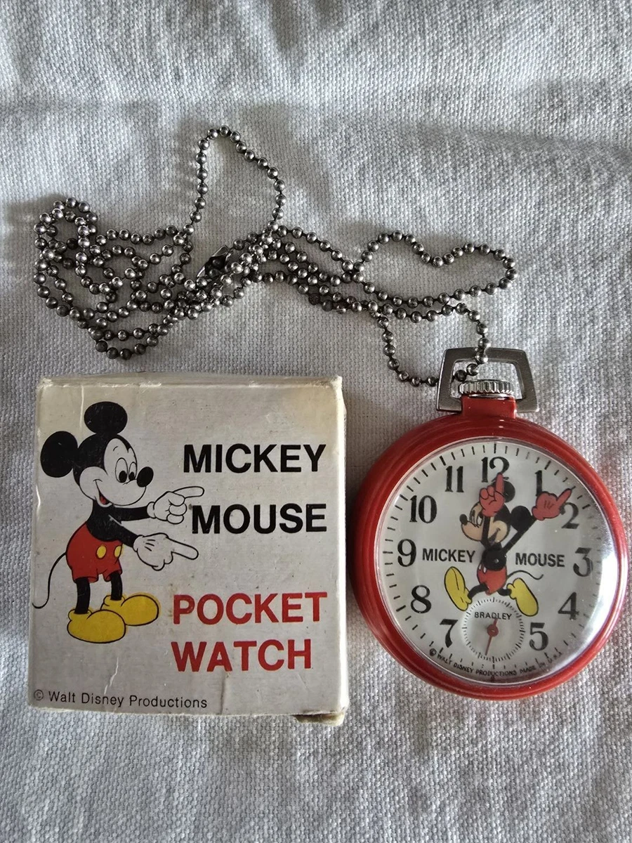 mickey mouse pocket watch bradley products for sale | eBay display picture 2