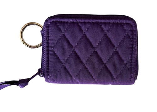 Vera Bradley Petit Geldbörse mit umlaufendem Reißverschluss Holunder gebraucht, in einwandfreiem Zustand