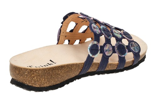 Think Schuhe JULIA blau Damenschuhe bequeme Pantoletten 3-000247-8020 NEU - Bild 5 von 8
